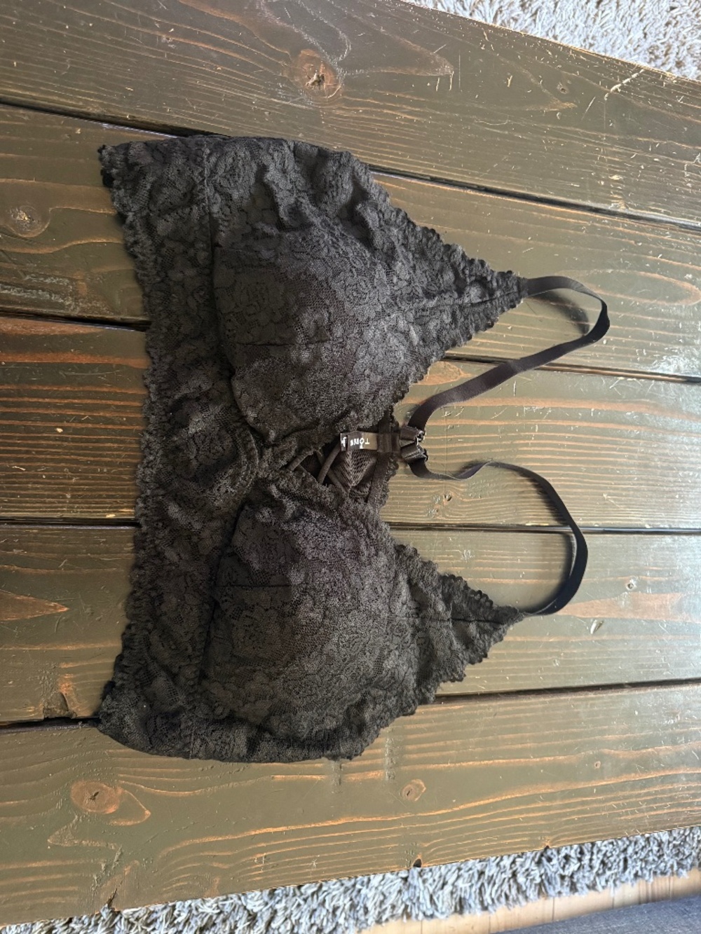 Torrid Light padded Racerback 3 bralette Lace